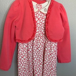 100% Pima Cotton Dress and jacket Set - Size 4T